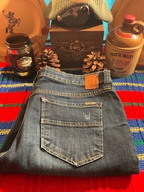 Dear John Denim- lot 46–056- Dark Wash Stretch Jeans- Size (31)